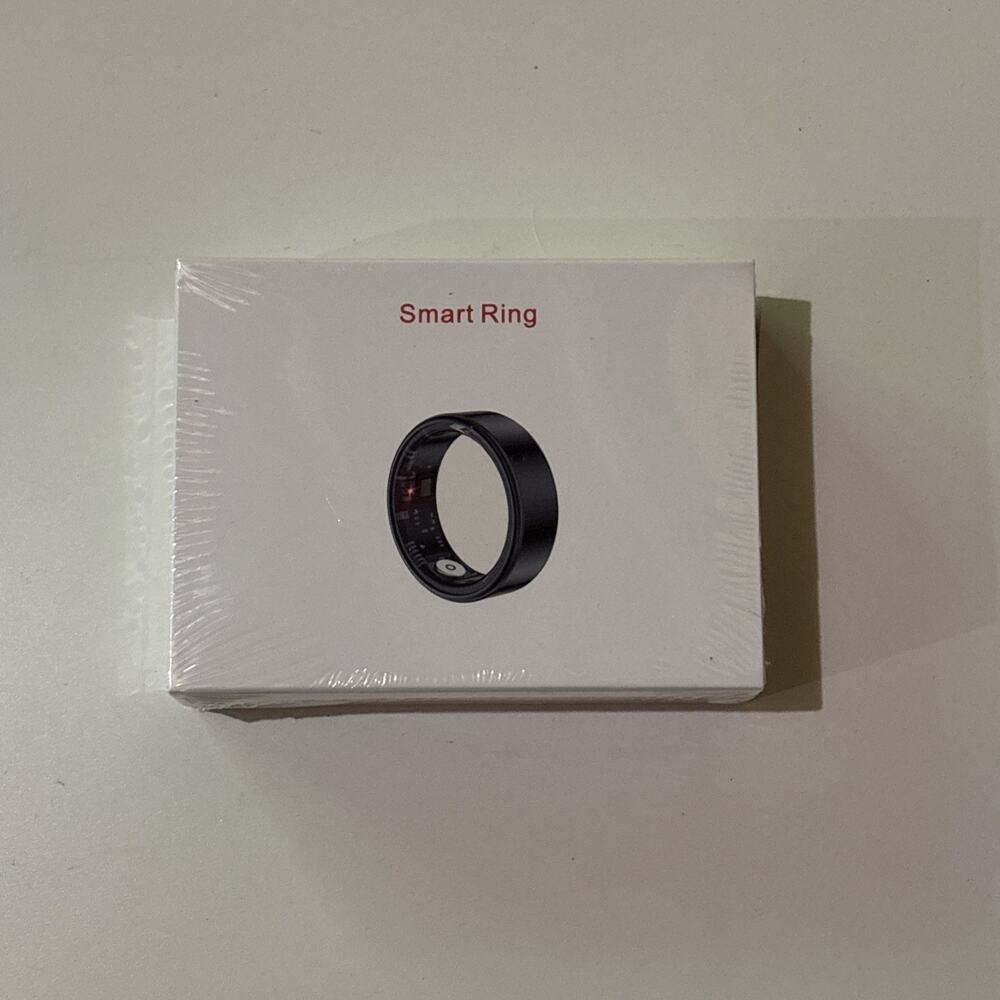 Smart Ring Brand New Black Size 10 Android 5.0 & IOS 10.0 Compatible. NIB